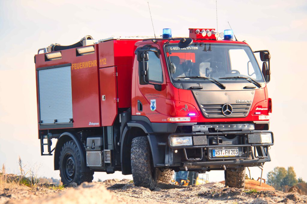 Bild des TLF 2000 der Feuerwehr Husbäke